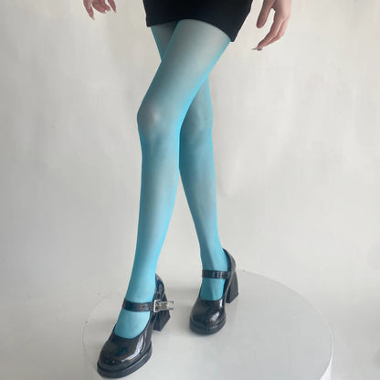 Velvet Touch Thigh High Stockings, Ultra Thin Nylon Tights for Women, Sexy Body Hosiery, Pantyhoses