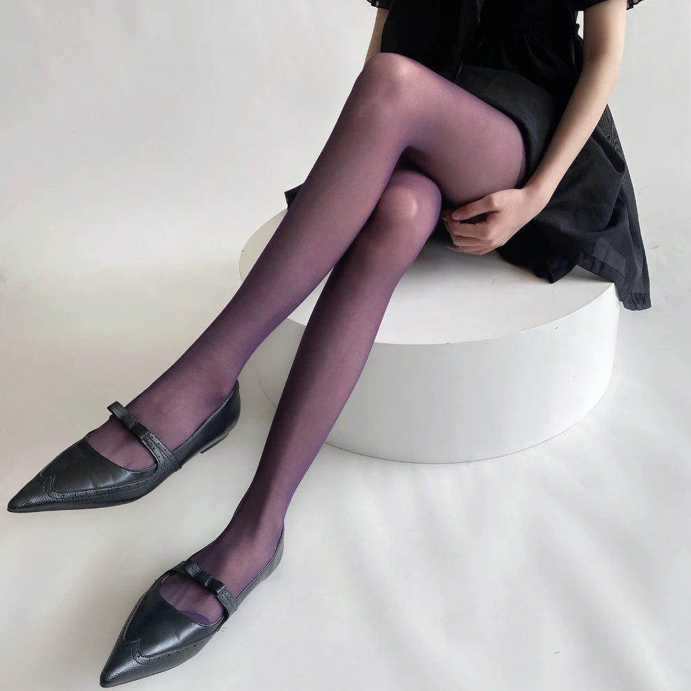 Velvet Touch Thigh High Stockings Ultra Thin Nylon Tights For Women Sexy Body Hosiery Pantyhoses 3