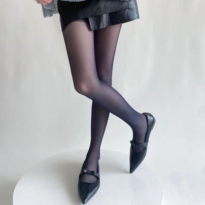 Velvet Touch Thigh High Stockings Ultra Thin Nylon Tights For Women Sexy Body Hosiery Pantyhoses 4