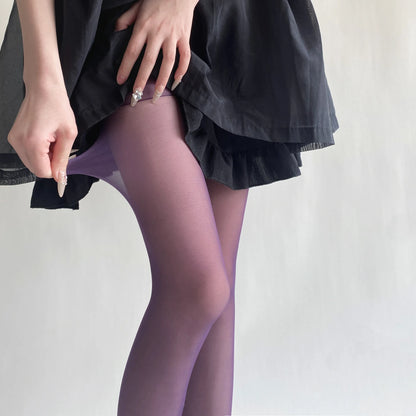 Velvet Touch Thigh High Stockings Ultra Thin Nylon Tights For Women Sexy Body Hosiery Pantyhoses 11