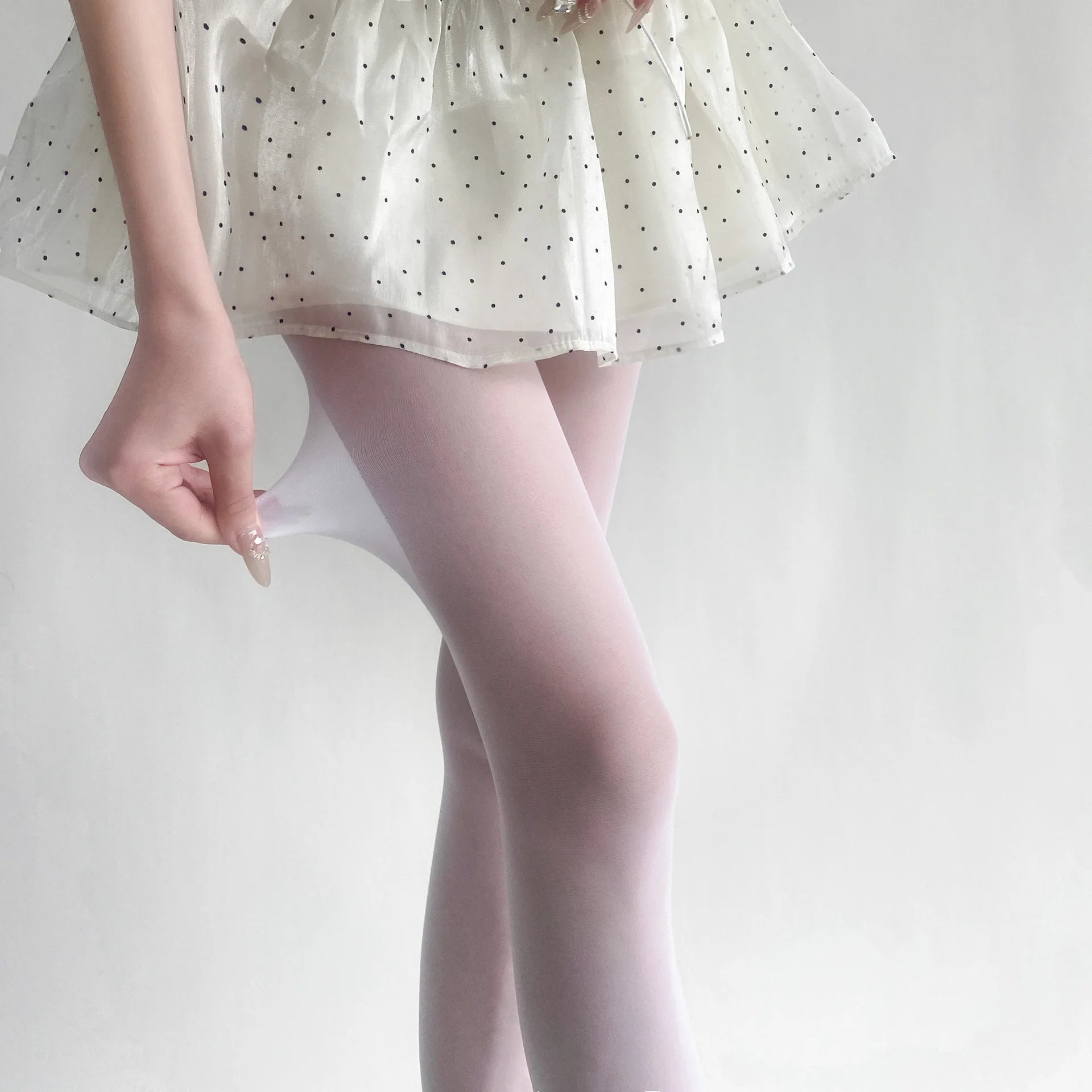 Velvet Touch Thigh High Stockings Ultra Thin Nylon Tights For Women Sexy Body Hosiery Pantyhoses 19