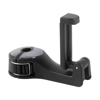 Car Headrest Phone Holder Hidden Rear Seat Lock Hook Multi Functional Mobile Holder For Vehicle 6