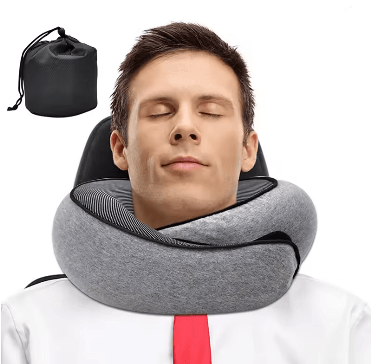 CloudRest Memory Foam Travel Neck Pillow
