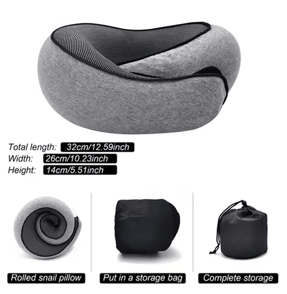 CloudRest Memory Foam Travel Neck Pillow 1