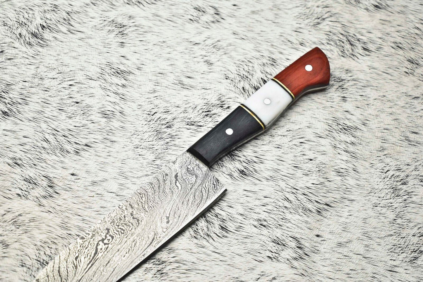 Handmade Damascus Knife  Forged Fillet Blade For Precision Kitchen Cutting 1