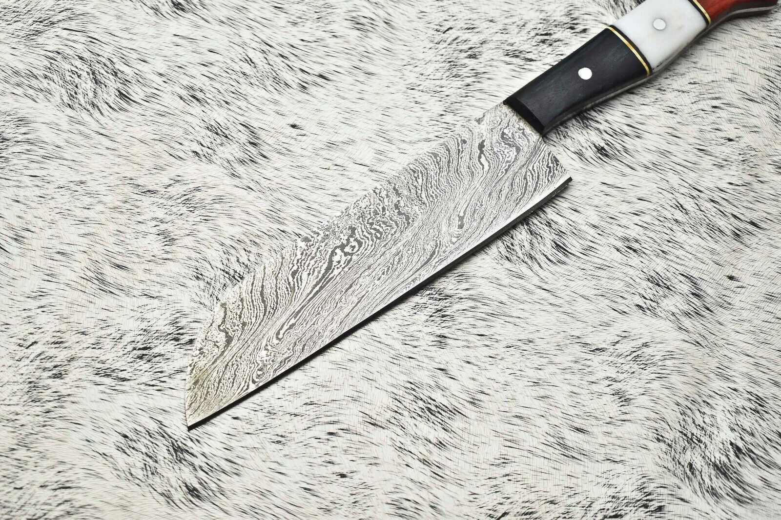 Handmade Damascus Knife  Forged Fillet Blade For Precision Kitchen Cutting 2
