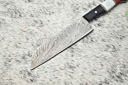 Handmade Damascus Knife  Forged Fillet Blade For Precision Kitchen Cutting 2