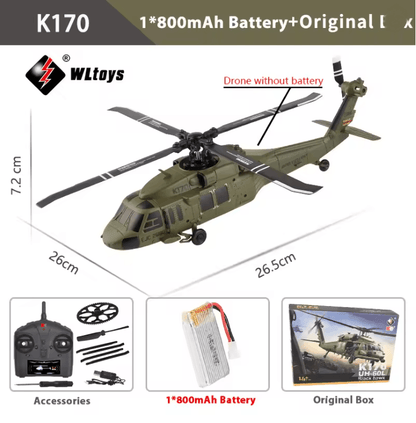WLtoys K170 RC Helicopter With Optical Flow And Altitude Hold 3