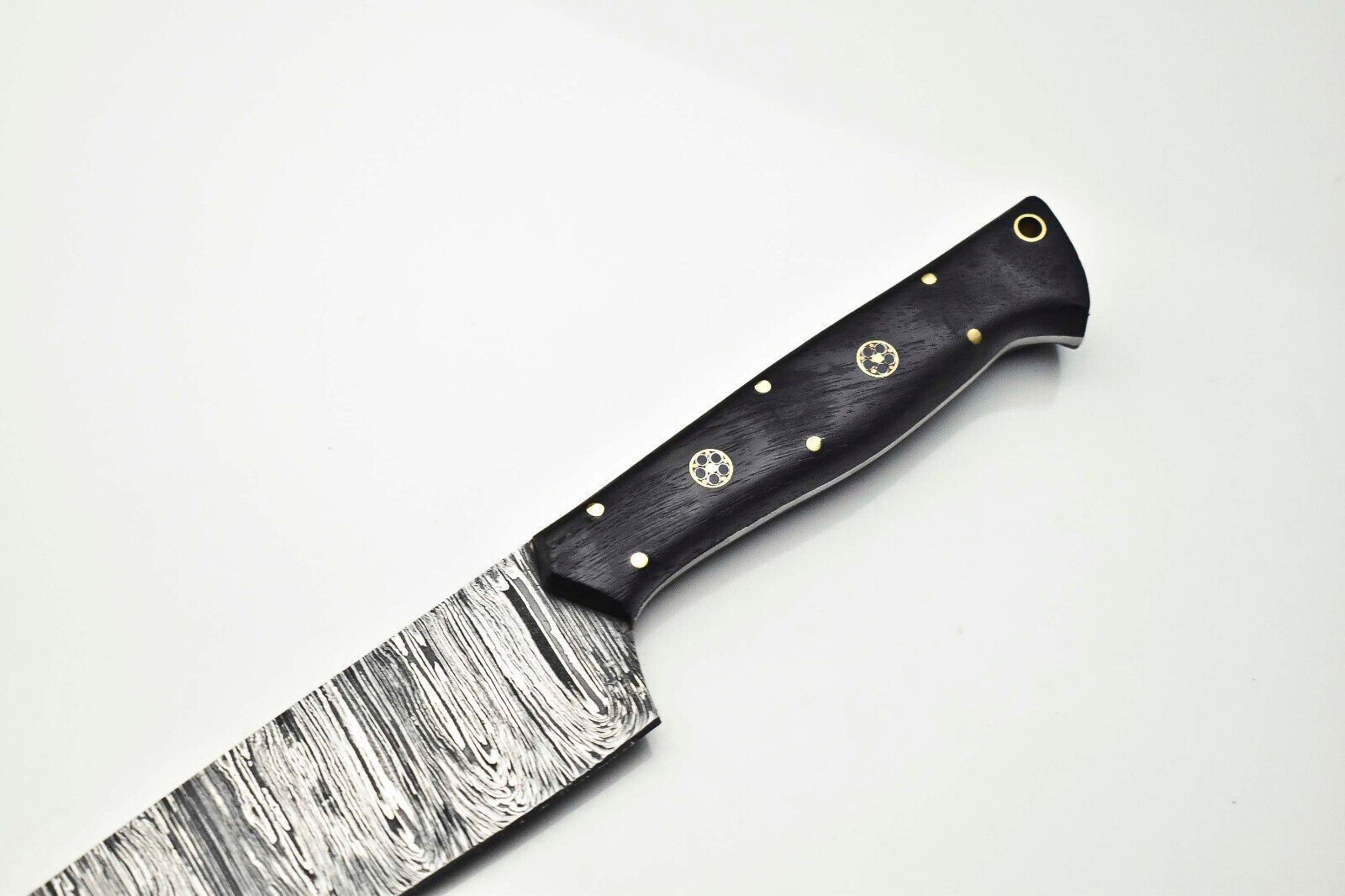 Artisan Forged Damascus Fillet Knife  Custom 12Inch Chef Knife With Pakka Wood Handle 1