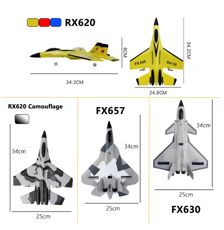 SkyFalcon SU35 RC Foam Fighter Jet Plane 1