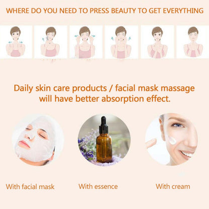 Waterproof Pulse Firming Massager Portable Energy Beauty Bar T Shaped Face Roller Eye Pouch Remover 4