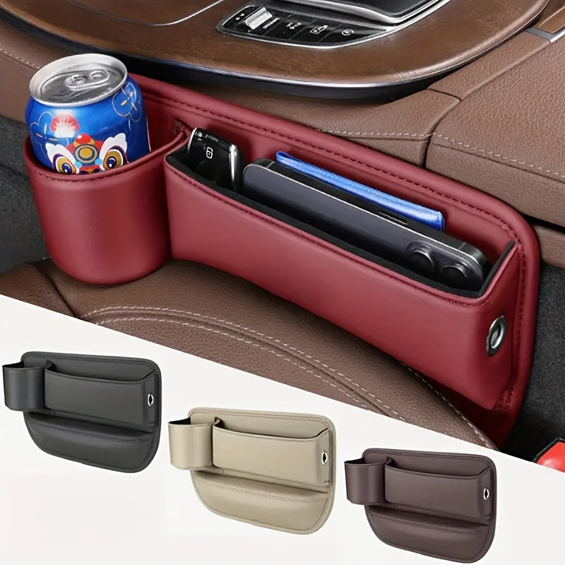 Multifunctional Car Storage Device, Seat Gap Storage Box, Car Seat Cushion, Universal Seat Gap Organizer