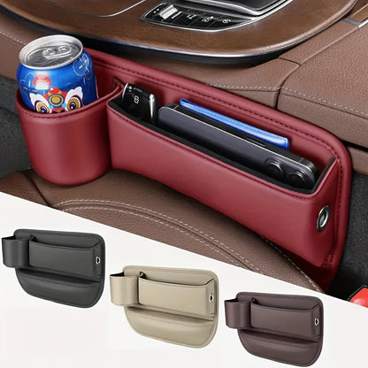 Multifunctional Car Storage Device, Seat Gap Storage Box, Car Seat Cushion, Universal Seat Gap Organizer