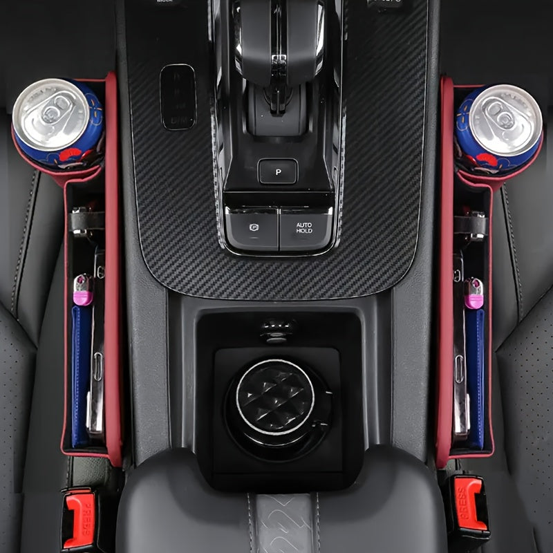 Multifunctional Car Storage Device, Seat Gap Storage Box, Car Seat Cushion, Universal Seat Gap Organizer