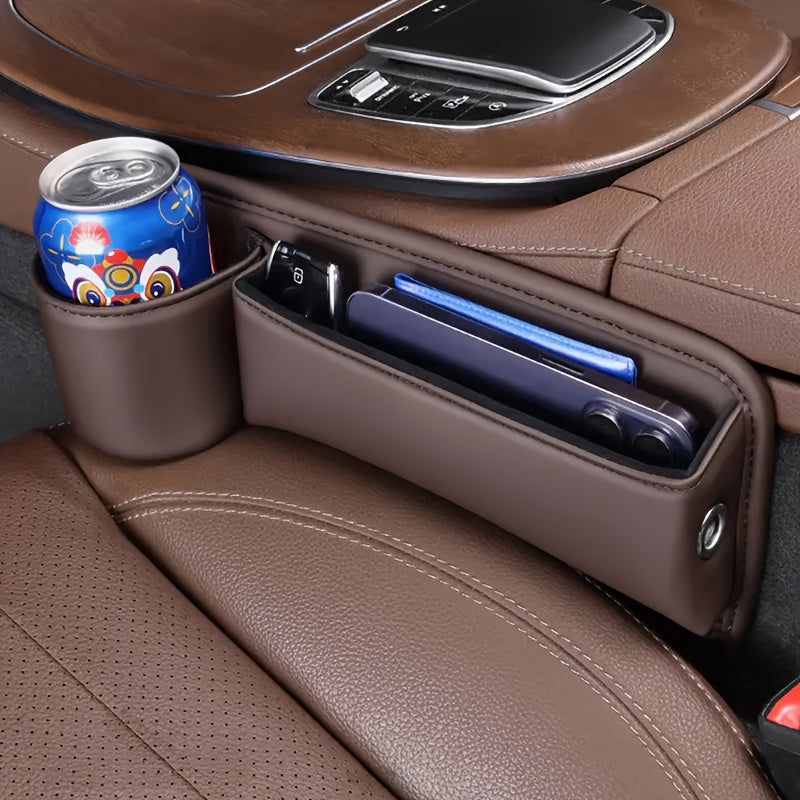 Multifunctional Car Storage Device, Seat Gap Storage Box, Car Seat Cushion, Universal Seat Gap Organizer