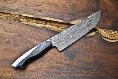 Premium Damascus Steel Fillet Knife  Handmade Full Tang Blade For Culinary Experts 3