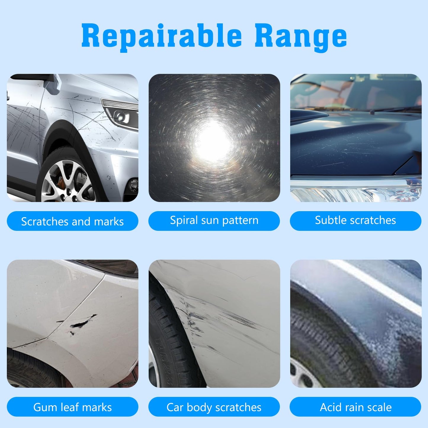 VVaxy Car Scratch Remover Wax Polishing Compound Rust Cleaning Agent For Auto Paint And Wheel Hub R 2