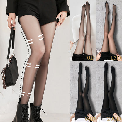 Ultra Thin Black Tights, Sheer Silk Pantyhose, Breathable Hosiery, Anti Hook Stockings