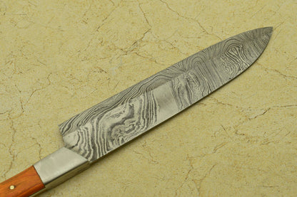 Damascus Steel Fillet Knife  Handmade Full Tang Blade For Culinary Experts 2