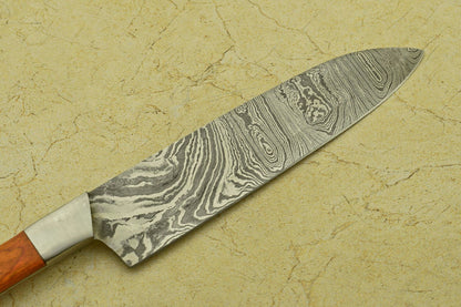 Damascus Steel Fillet Knife  Handmade Full Tang Blade For Culinary Experts 1