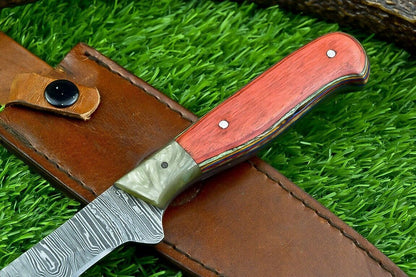 Professional Damascus Fillet Knife  12Inch Full Tang Handmade Chef Knife 2