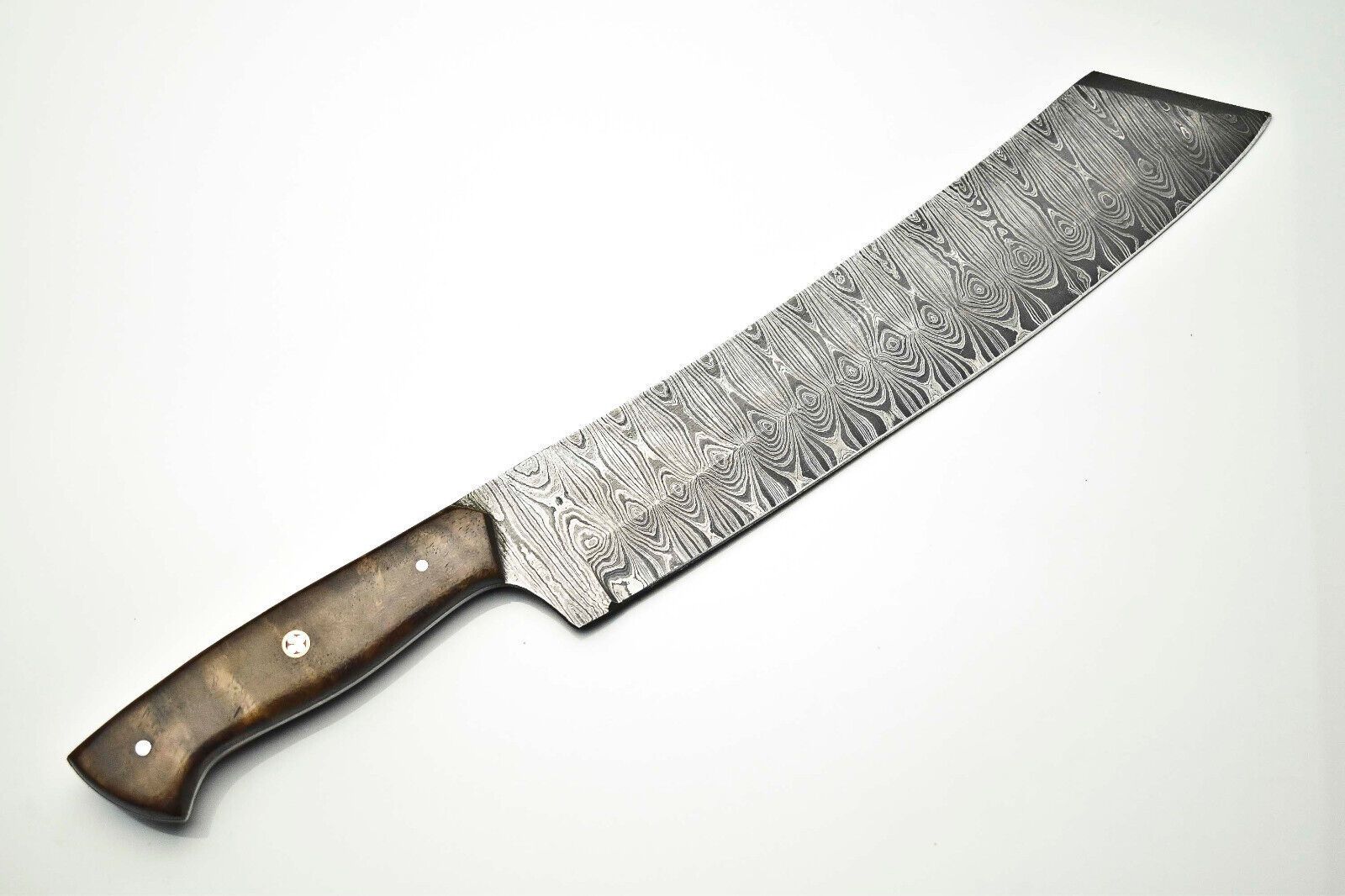 Custom Damascus Steel Fillet Knife  Handmade Full Tang Kitchen Knife 3