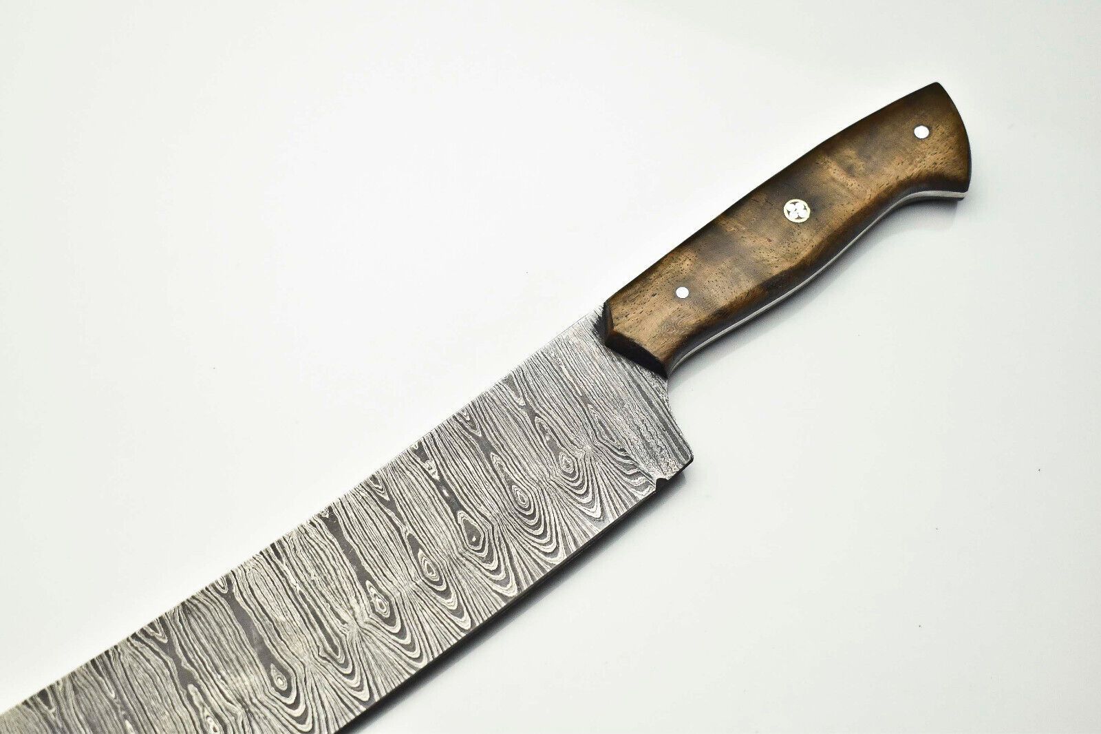 Custom Damascus Steel Fillet Knife  Handmade Full Tang Kitchen Knife 1