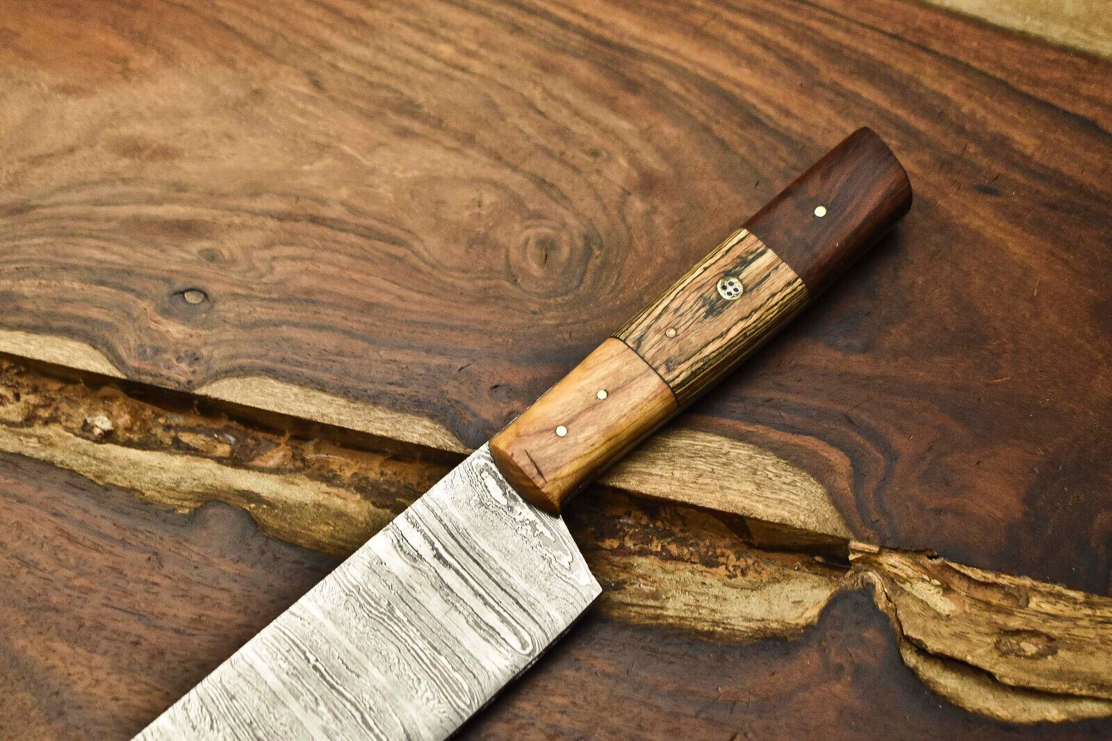 Damascus Chef Knife  512Layer Fillet Knife With Pakka Wood Handle 1
