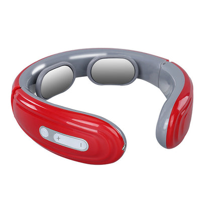 Infrared Heat Massager, EMS Pulse Electric Neck Massager, Neck Massager Tool, Muscle Relaxation and Cervical Relief