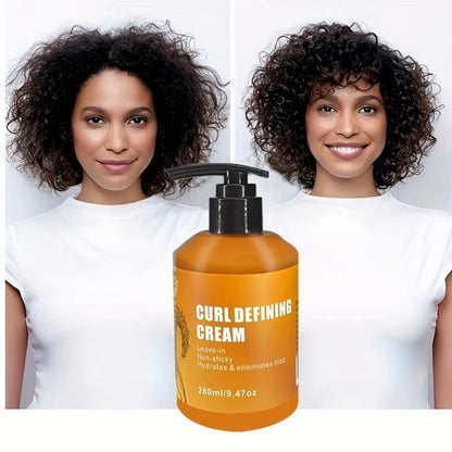 GZE Curl Defining Cream With Argan Oil  Moisturizing Styling Cream For Wavy And Curly Hair 2