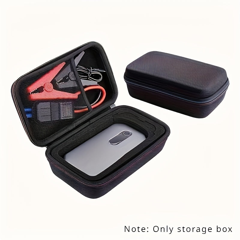 EVA Material Emergency Car Starter Storage Box, Portable Shockproof Bag in Bag Organizer for Car Accessories