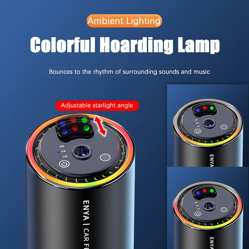 Intelligent Car Aromatherapy Automatic Spray Perfume Diffuser Car Air Freshener 3 Color Starry Sky  3