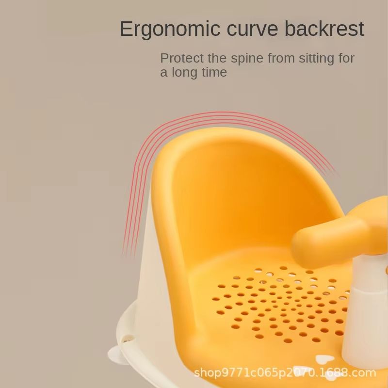 Childrens Shower Seat Portable Stand For Newborns And Toddlers  Adjustable Height Bath Support 4