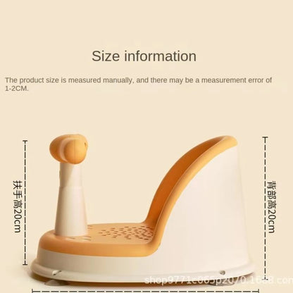 Childrens Shower Seat Portable Stand For Newborns And Toddlers  Adjustable Height Bath Support 5