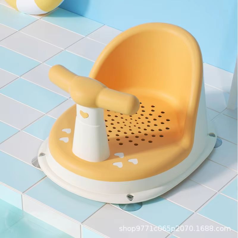 Childrens Shower Seat Portable Stand For Newborns And Toddlers  Adjustable Height Bath Support 8