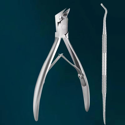 Stainless Steel Toenail Clipper With Straight Blade  Precision Tool For Ingrown  Thick Nails 14