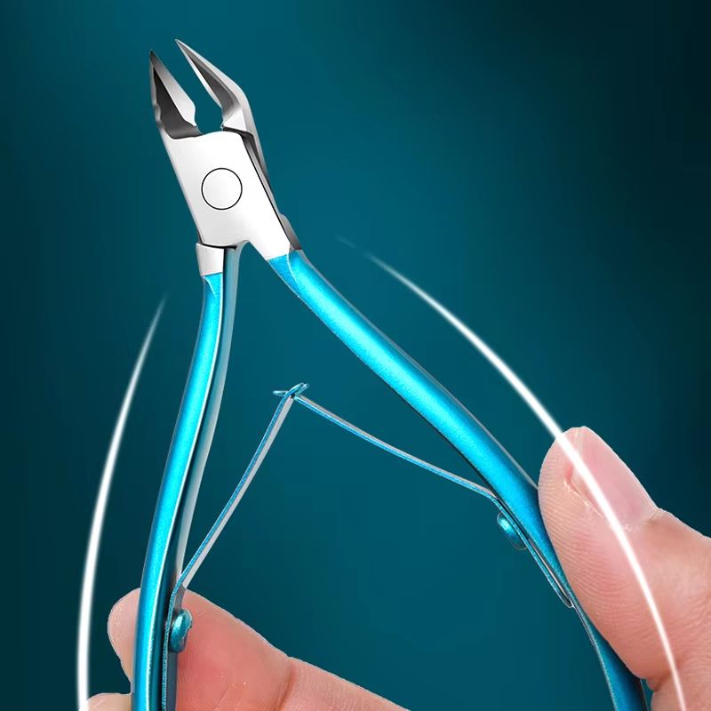 Stainless Steel Toenail Clipper With Straight Blade  Precision Tool For Ingrown  Thick Nails 3