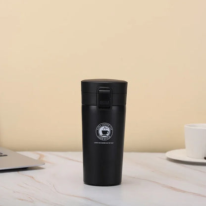 Double Wall Stainless Steel Coffee Cup  Thermal Mug Vacuum Flask Leak Proof Thermos Water Bottle 6