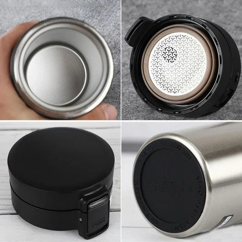 Double Wall Stainless Steel Coffee Cup  Thermal Mug Vacuum Flask Leak Proof Thermos Water Bottle 4