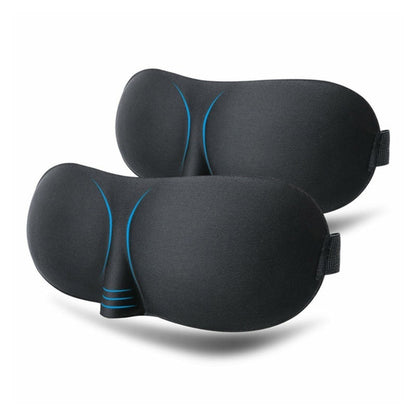 Soft Portable 3D Sleep Mask, Natural Sleeping Eye Mask, Eyeshade Cover Shade Eye Patch for Travel Women Men