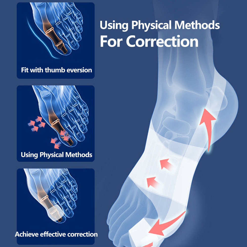 Hallux Valgus Pain Relief Brace, Soft Bunion Corrector, Toe Separator Orthotics, Pedicure Foot Care Support