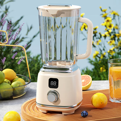 Mini LED Display USB Charging Fruit Juicer, Portable Household Blender, Making Smoothies and Milkshakes, Fresh Juice