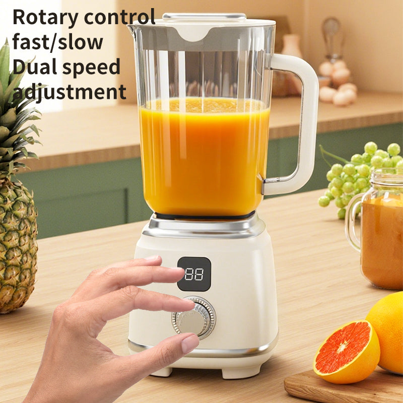 Mini LED Display USB Charging Fruit Juicer, Portable Household Blender, Making Smoothies and Milkshakes, Fresh Juice
