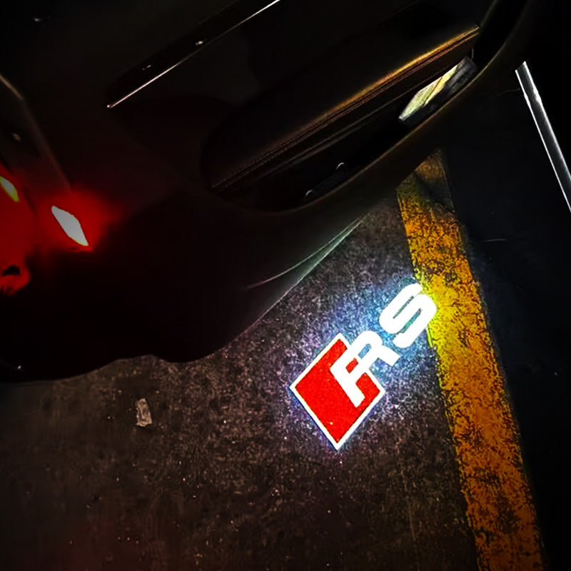LED Car Door Projector Lights, Welcome Lamps for Audi Sline, Premium Door Light Decoration
