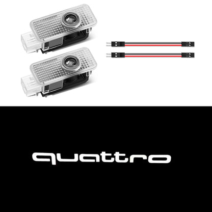 LED Car Door Projector Lights, Welcome Lamps for Audi Sline, Premium Door Light Decoration