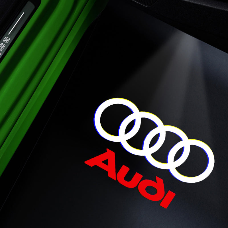 LED Car Door Projector Lights, Welcome Lamps for Audi Sline, Premium Door Light Decoration