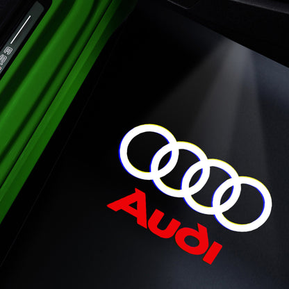 LED Car Door Projector Lights, Welcome Lamps for Audi Sline, Premium Door Light Decoration