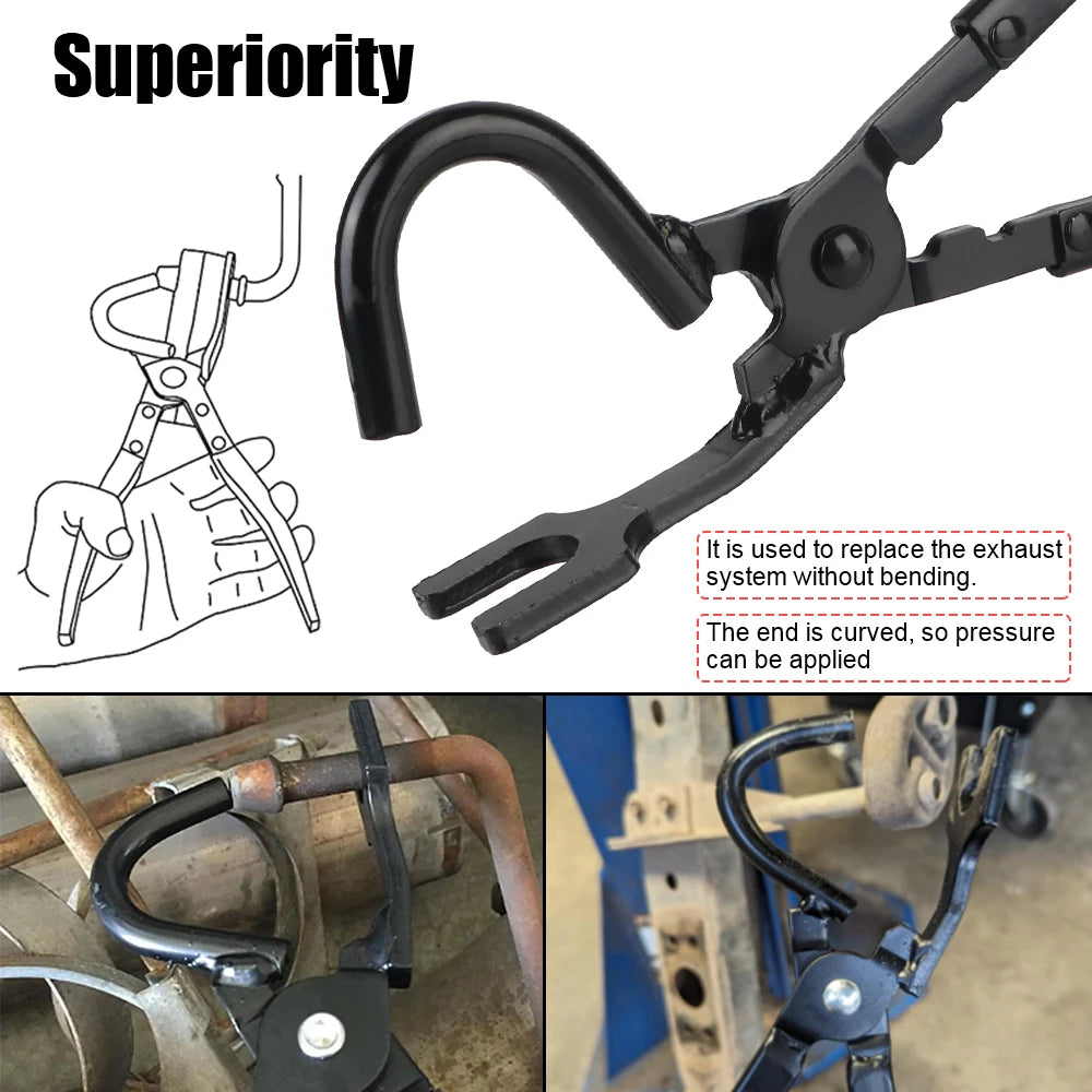 Professional Exhaust Hanger Pliers Kit, Heat Resistant Gripper, Hot Sell Rubber Gasket Puller for Car Truck Motorcycle