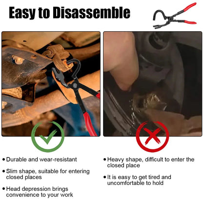 Professional Exhaust Hanger Pliers Kit, Heat Resistant Gripper, Hot Sell Rubber Gasket Puller for Car Truck Motorcycle