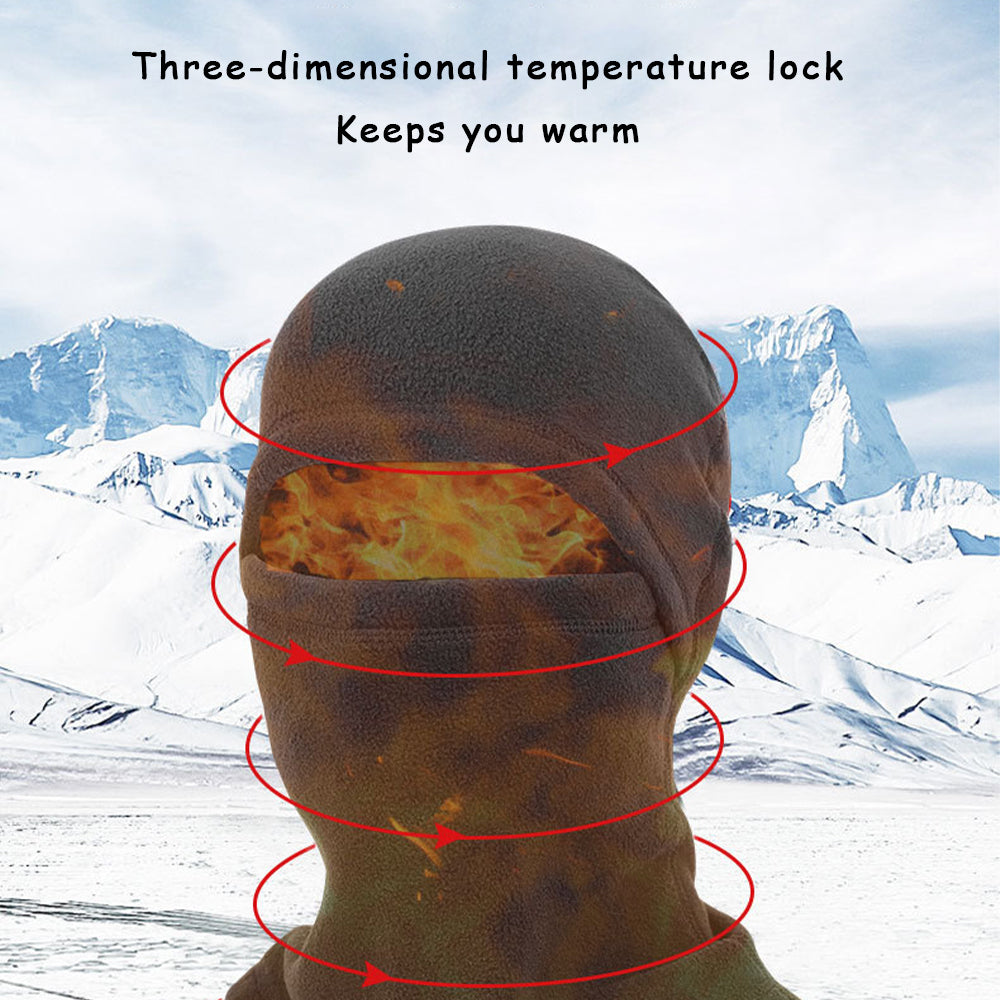 Full Face Winter Warm Mask, Outdoor Riding Balaclava Fleece, Skiing Fishing Motorcycle Windproof Cover Hat